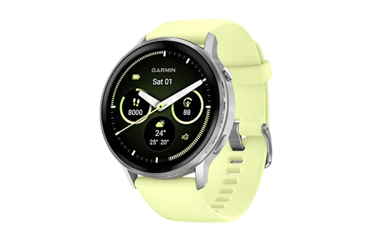 Garmin Venu 4 GPS Smart Watch | 45mm | Silver/Citron