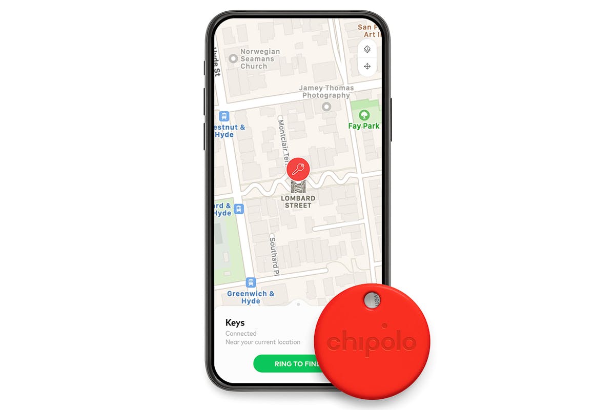 Chipolo One Bluetooth Item Finder | Red