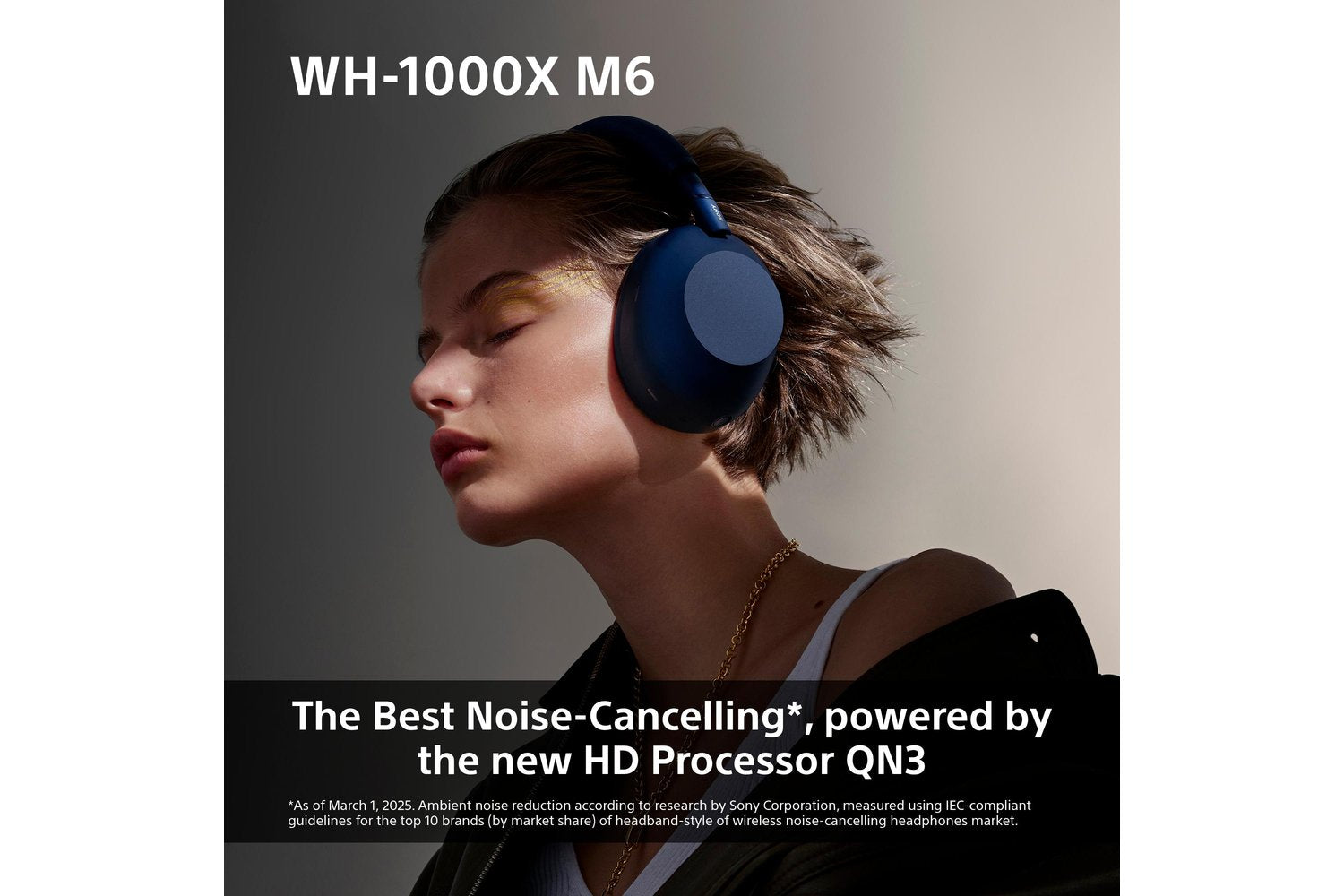 Sony WH-1000XM6 Noise Cancelling Wireless Bluetooth Over Ear Headphone