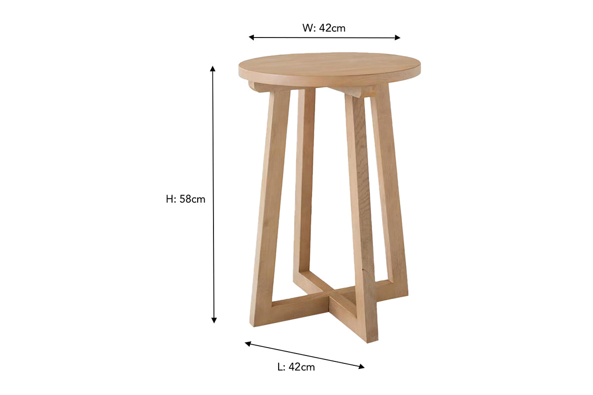 Juno Round Lamp Table