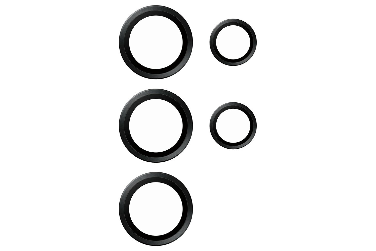 PanzerGlass Hoops Samsung Galaxy S24 Ultra Camera Lens Protector | Black