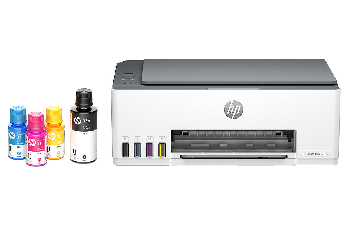 HP Smart Tank Plus 5105 Wireless All-in-One Colour Printer | Scan & Copy | 3 Months Free Instant Ink with HP+