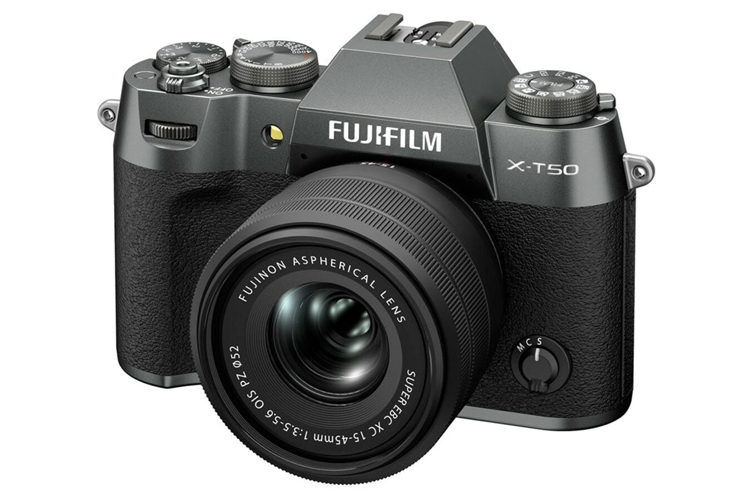 Fujifilm X-T50 Kit with XC15-45mm F3.5-5.6 OIS PZ Lens Camera | Silver