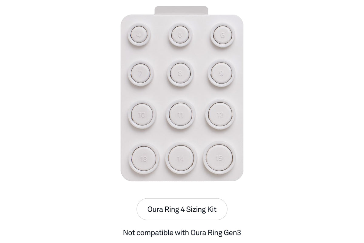 Oura Ring 4 Sizing Kit | Size 4 to 15