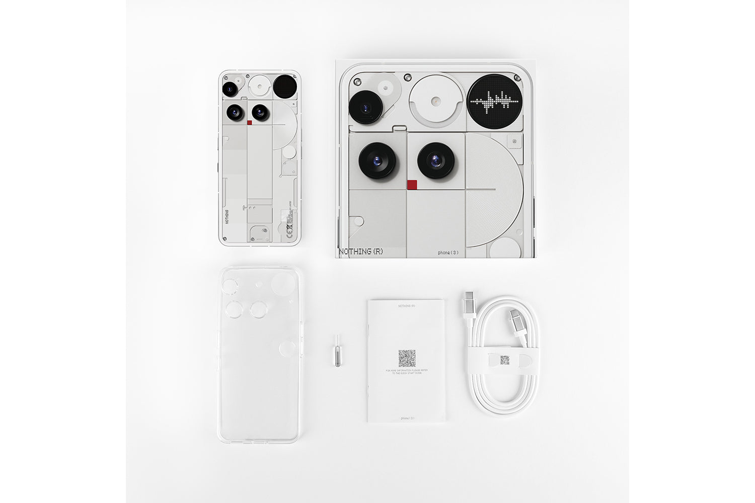 新品・未開封品　Nothing Phone 3ホワイト 12GB/256GB Buy NOTHING Phone (3) - 256 GB, White | Currys