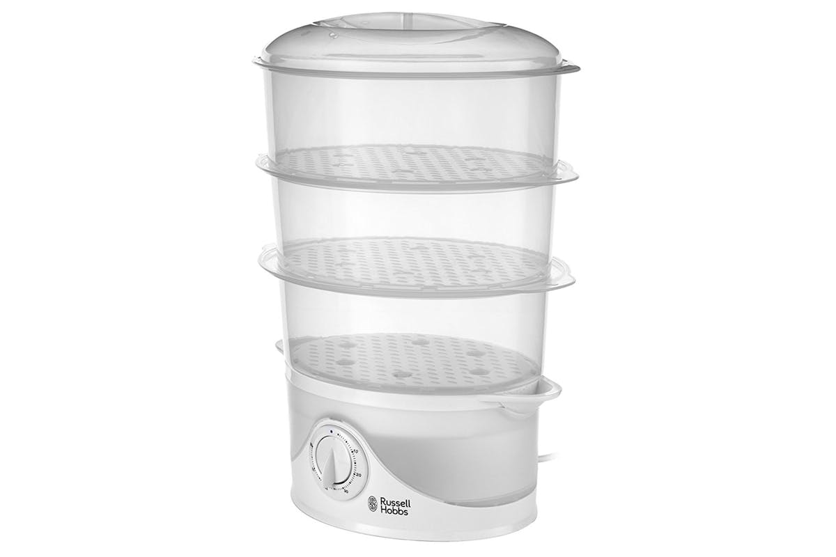 Russell Hobbs 3 Tier Food Steamer | 21140 | White Russell Hobbs 3 Tier Food Steamer | 21140 | White