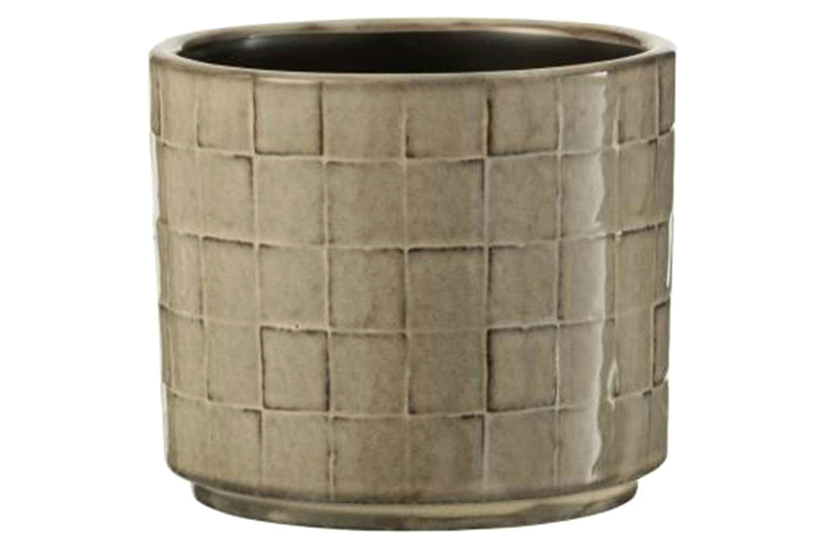 Flowerpot Squares | Beige & Grey | Small