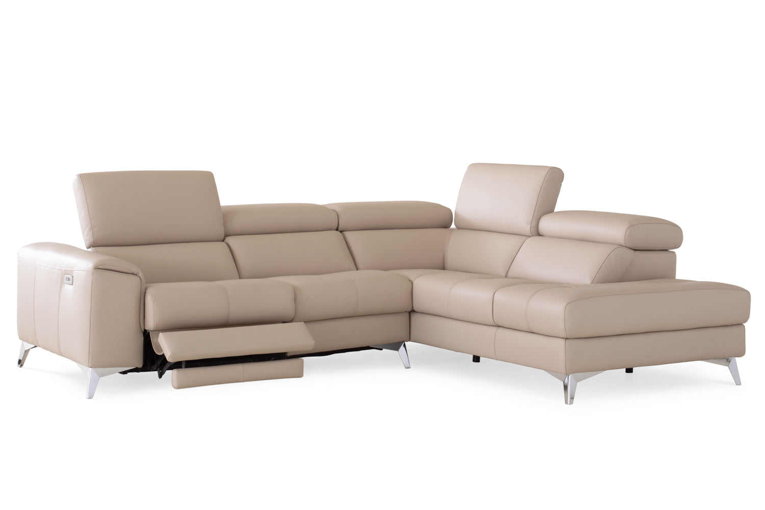 Orlando Chaise Sofa Brown