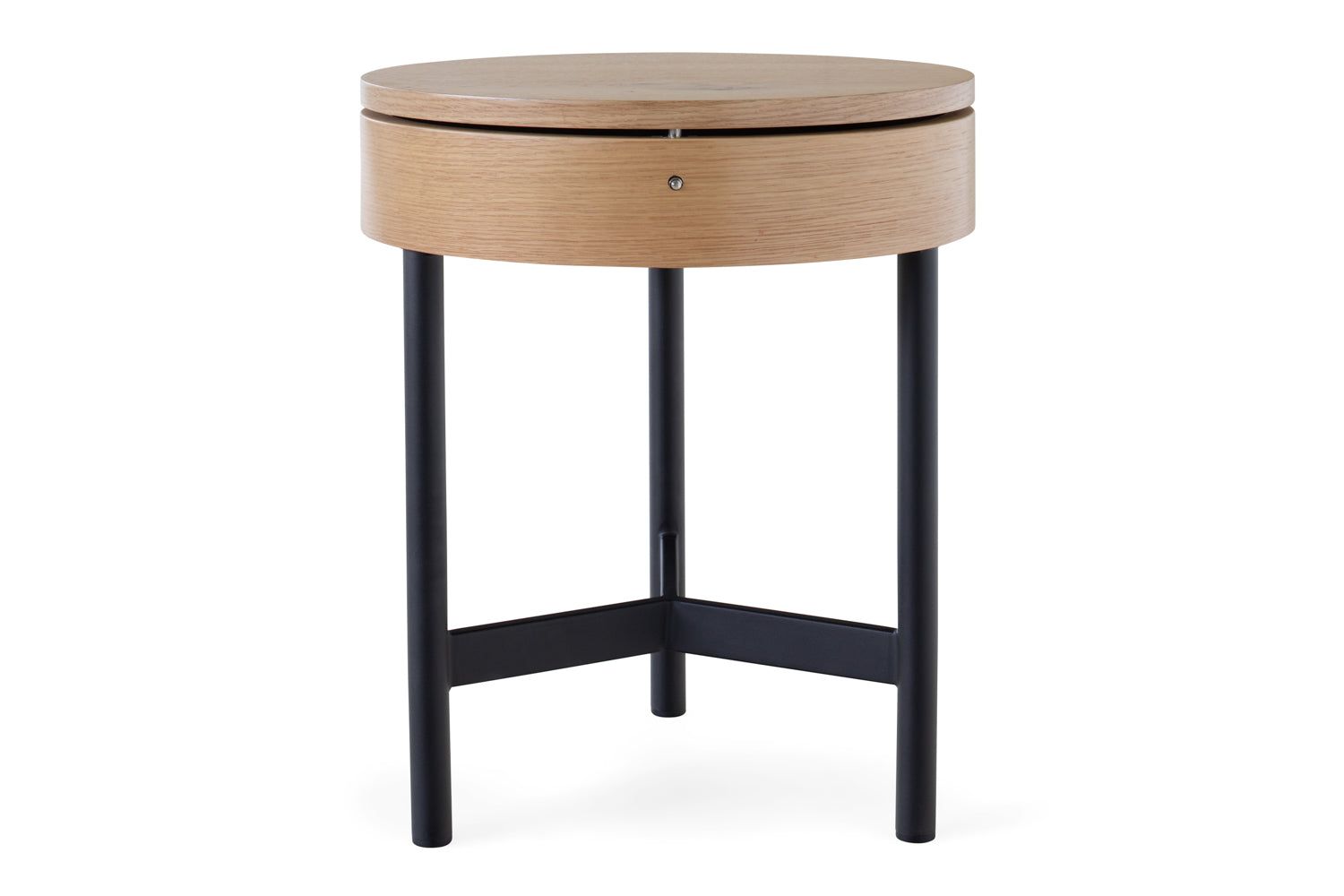 Heather Wooden Top Side Table | Natural