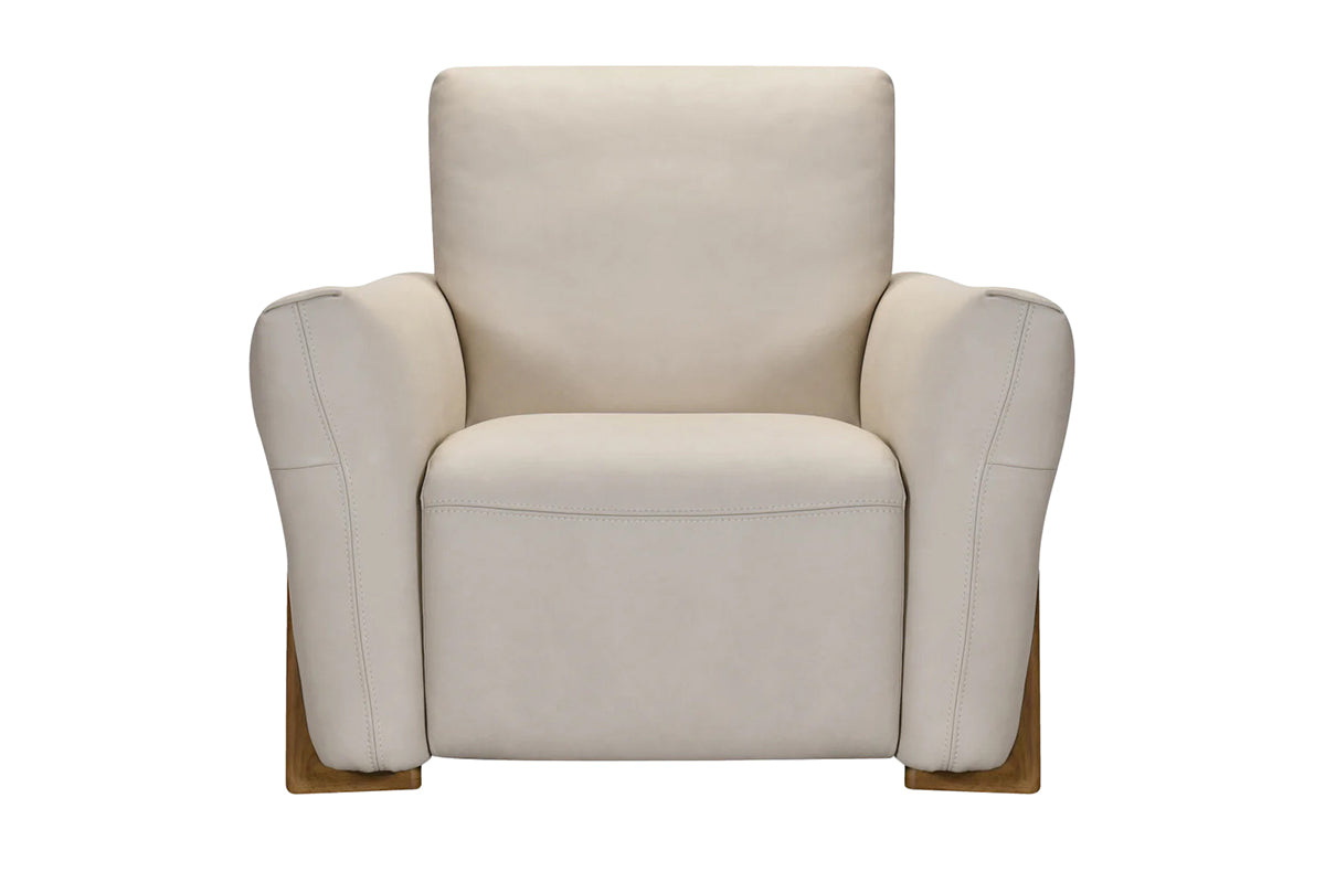 Uber Armchair | Power Recliner | Leather | White