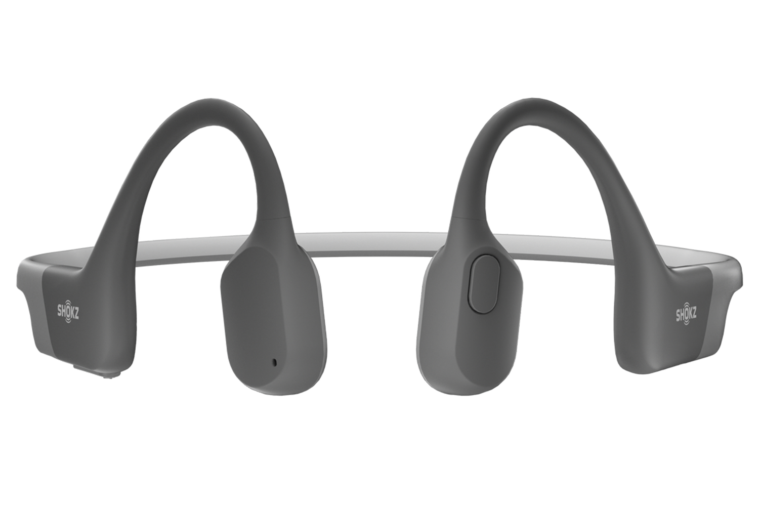 Shokz OpenRun Open-Ear Wireless Headphones | Lunar Grey