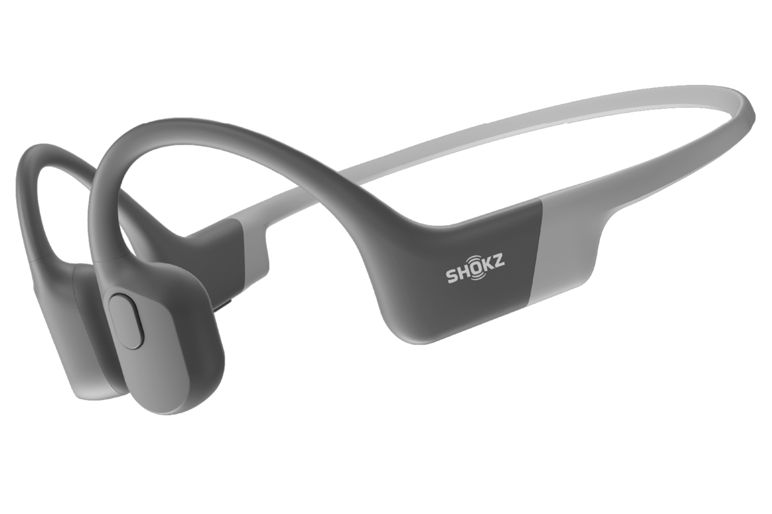Shokz OpenRun Open-Ear Wireless Headphones | Lunar Grey