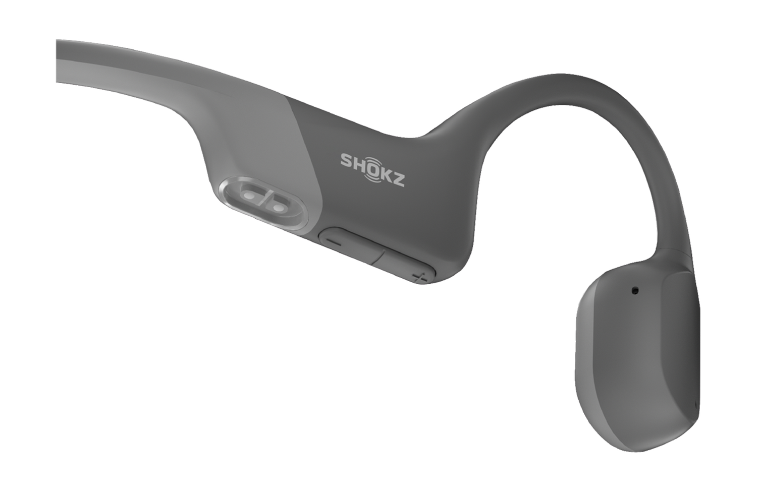 Shokz OpenRun Open-Ear Wireless Headphones | Lunar Grey