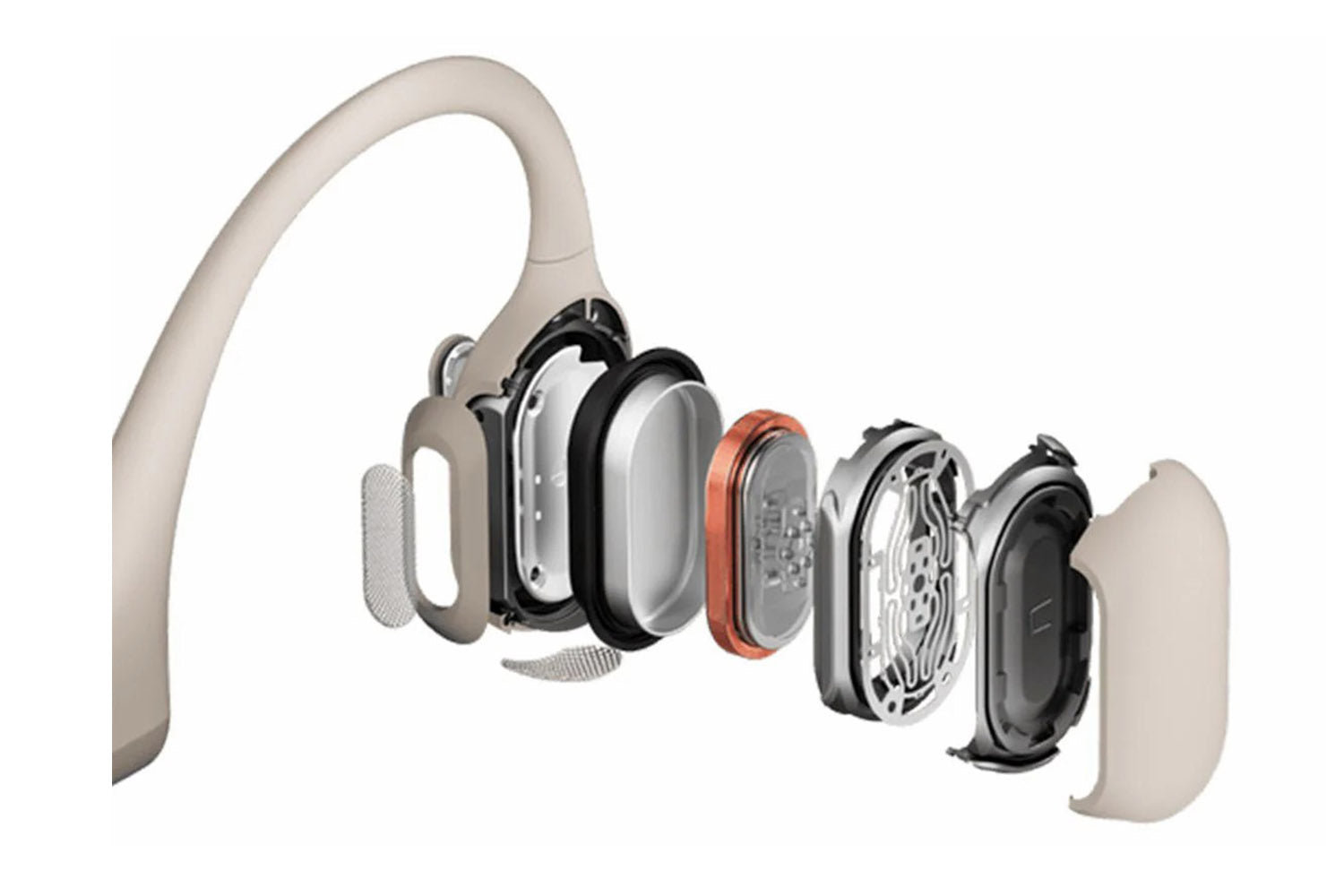 Shokz Openrun Pro Mini Open-Ear Sport Earbuds | Beige
