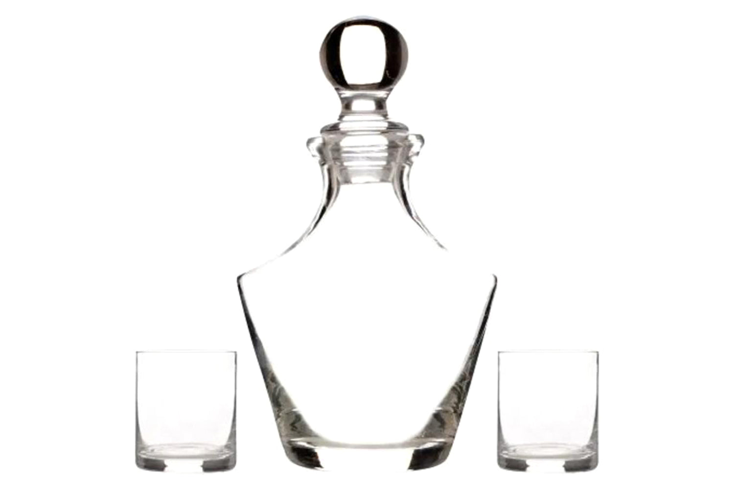 Selected 1L Decanter & 2 37Cl Mixer Glass Set