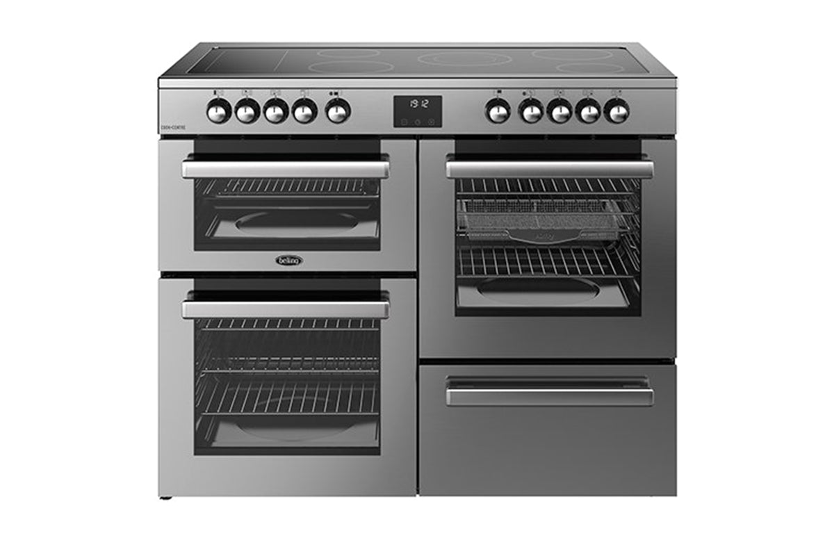 Belling Cookcentre 110cm Electric Range Cooker | 444411804 | Stainless Steel