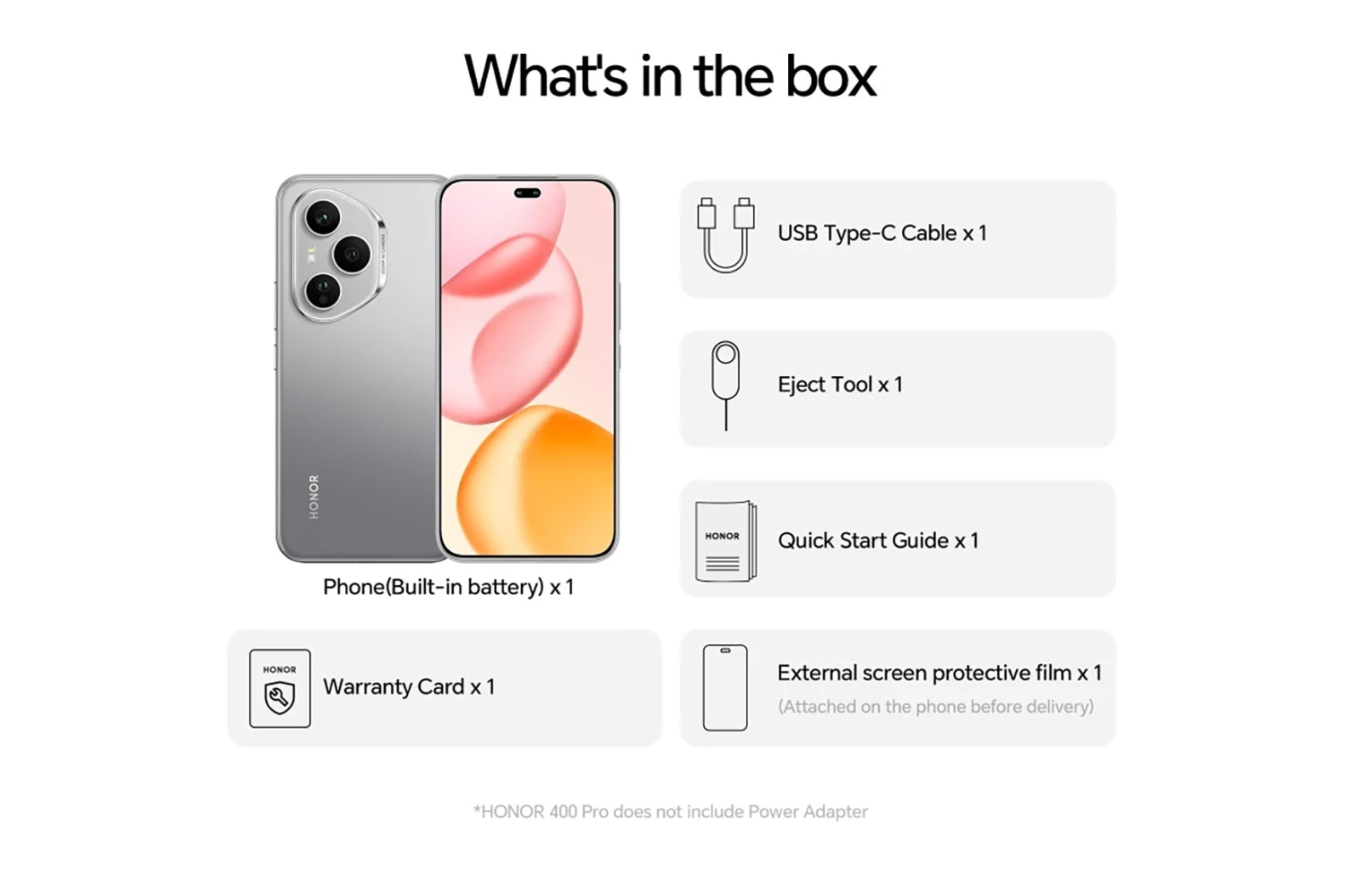 Honor 400 Pro | 512GB | Lunar Grey