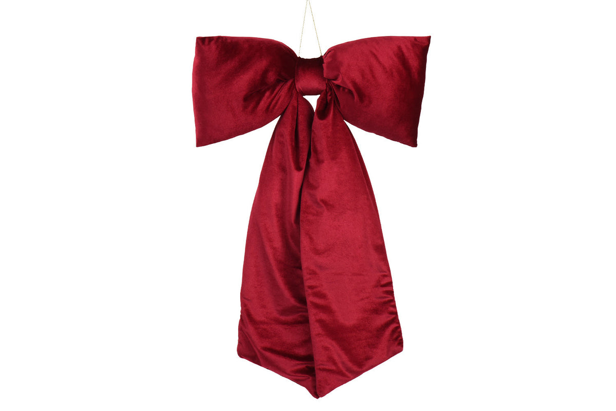 Christmas Decoration | Bow Christmas Bauble | Rxblood Red | 80 cm