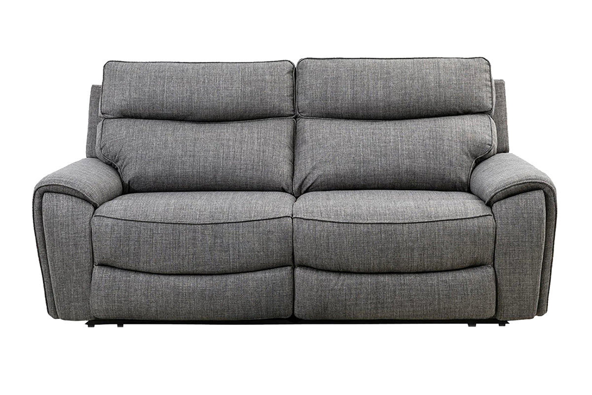 Mila 2 Seater Sofa | Power Recliner | Fabric | Grey