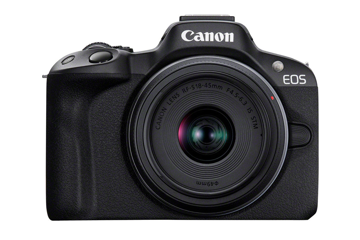 Canon EOS R50 RF-S 18-45mm Lens Mirrorless Digital Camera | Black