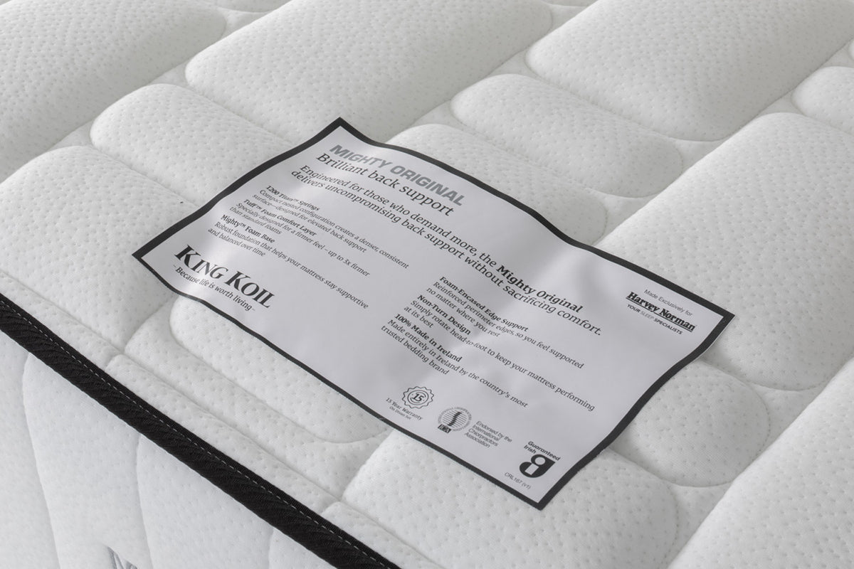King Koil | Mighty Original Motion Mattress | Double | 4ft6