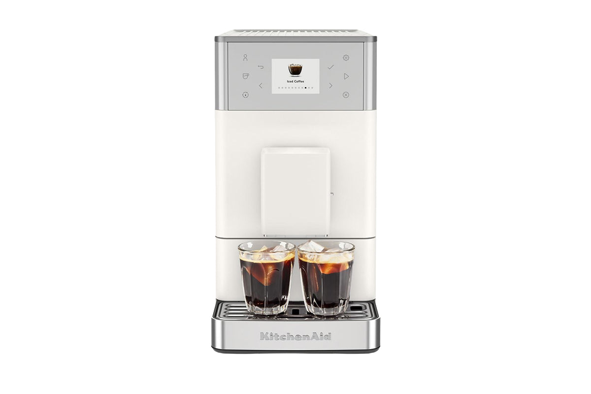 KitchenAid KF3 Fully Automatic Espresso Coffee Machine | 5KES8453BPL | Porcelain White