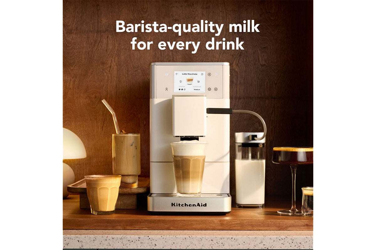 KitchenAid KF4 Fully Automatic Espresso Coffee Machine | 5KES8454BPL | Porcelain White-6