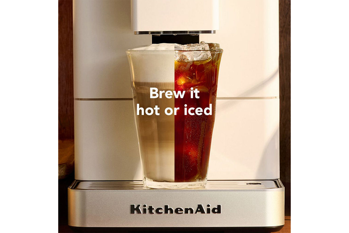 KitchenAid KF4 Fully Automatic Espresso Coffee Machine | 5KES8454BPL | Porcelain White-8
