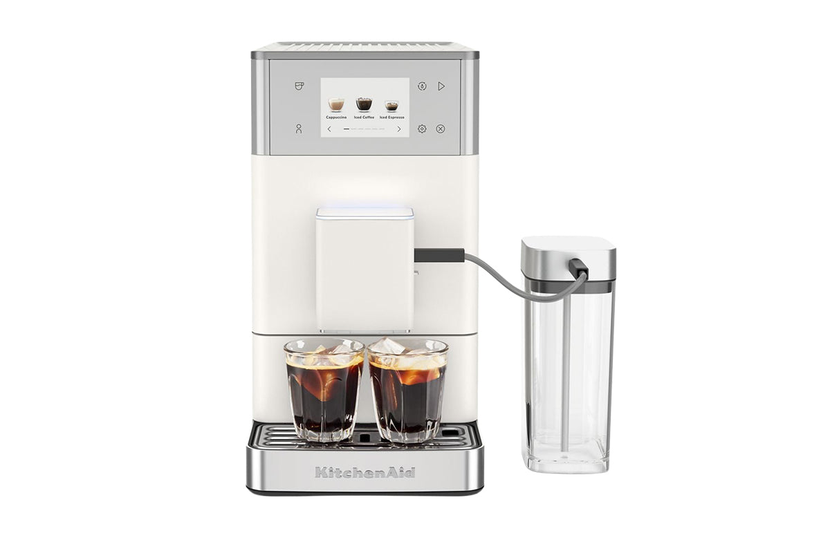 KitchenAid KF4 Fully Automatic Espresso Coffee Machine | 5KES8454BPL | Porcelain White