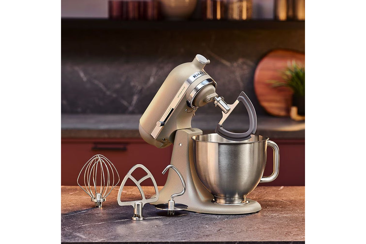 KitchenAid Artisan Plus 4.7L Tilt Head Stand Mixer | 5KSM50PKVBPL | Porcelain White-2