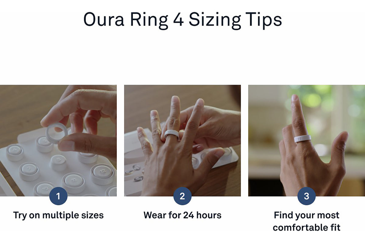 Oura Ring 4 Sizing Kit | Size 4 to 15-5