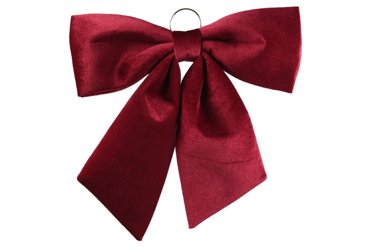 Christmas Decoration | Bow Poly | 52cm | Red