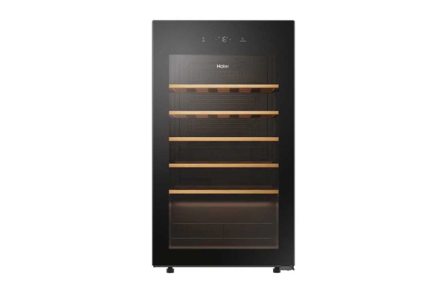Haier Wine Bank 50 Series 3 Freestanding 34 Bottle Wine Cooler | HWS34GGH1K