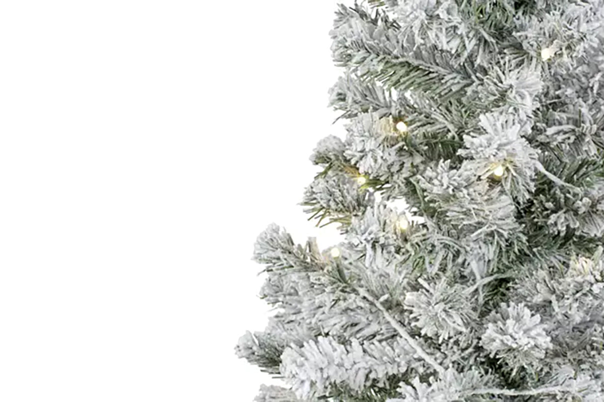 Christmas Decoration | Snowy Imperial Mini Christmas Tree | Green/Warm White | 60 cm-3