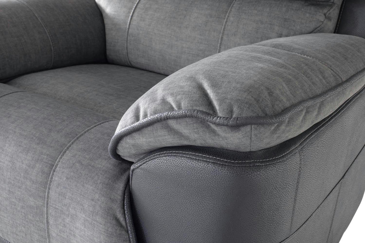 Potts Armchair | Manual Recliner | Fabric | Grey