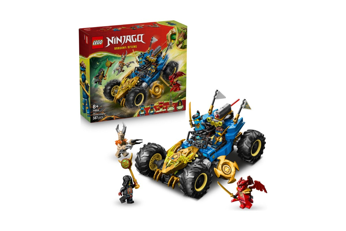 LEGO NINJAGO Jay’s Transforming Car Toy Building Set | 71856