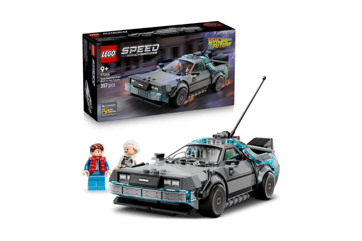 LEGO Speed Champions Time Machine from Back to the Future Car Building Toy