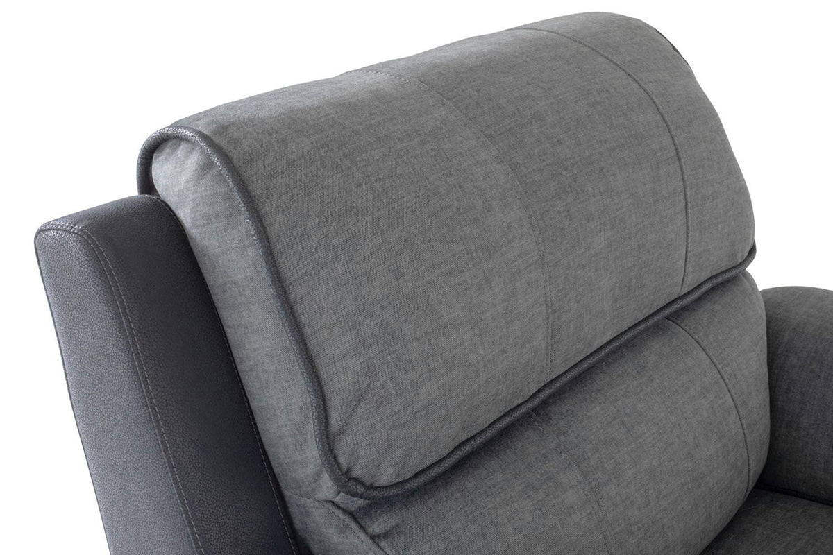 Potts Armchair | Manual Recliner | Fabric | Grey