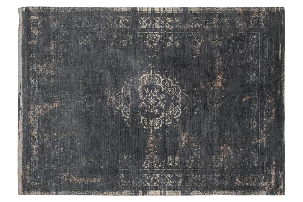 Eco Medallion Mineral Black Rug | Charcoal | 280 x 390 cm