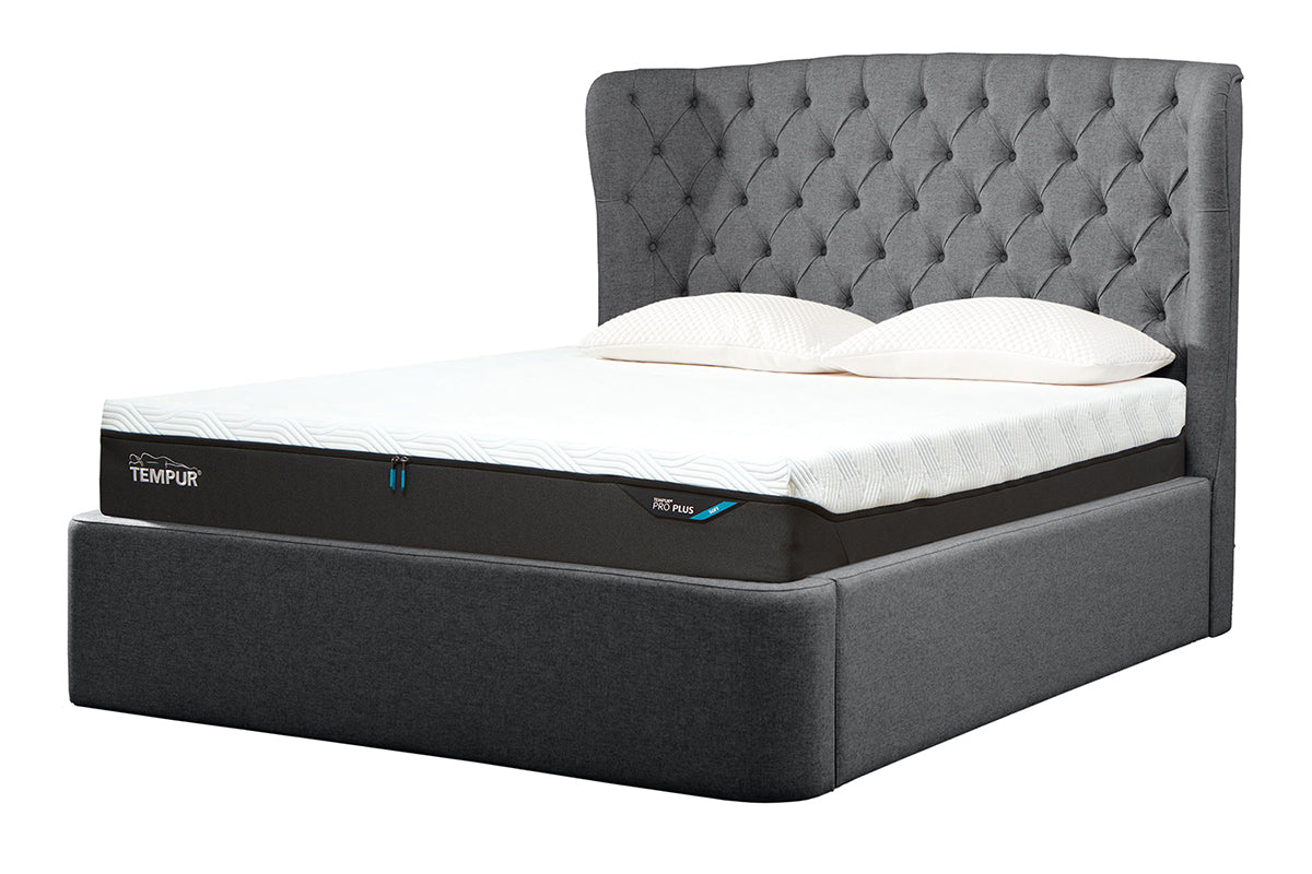Tempur | Holcot Ottoman Bed Frame | King | 5ft | Slate