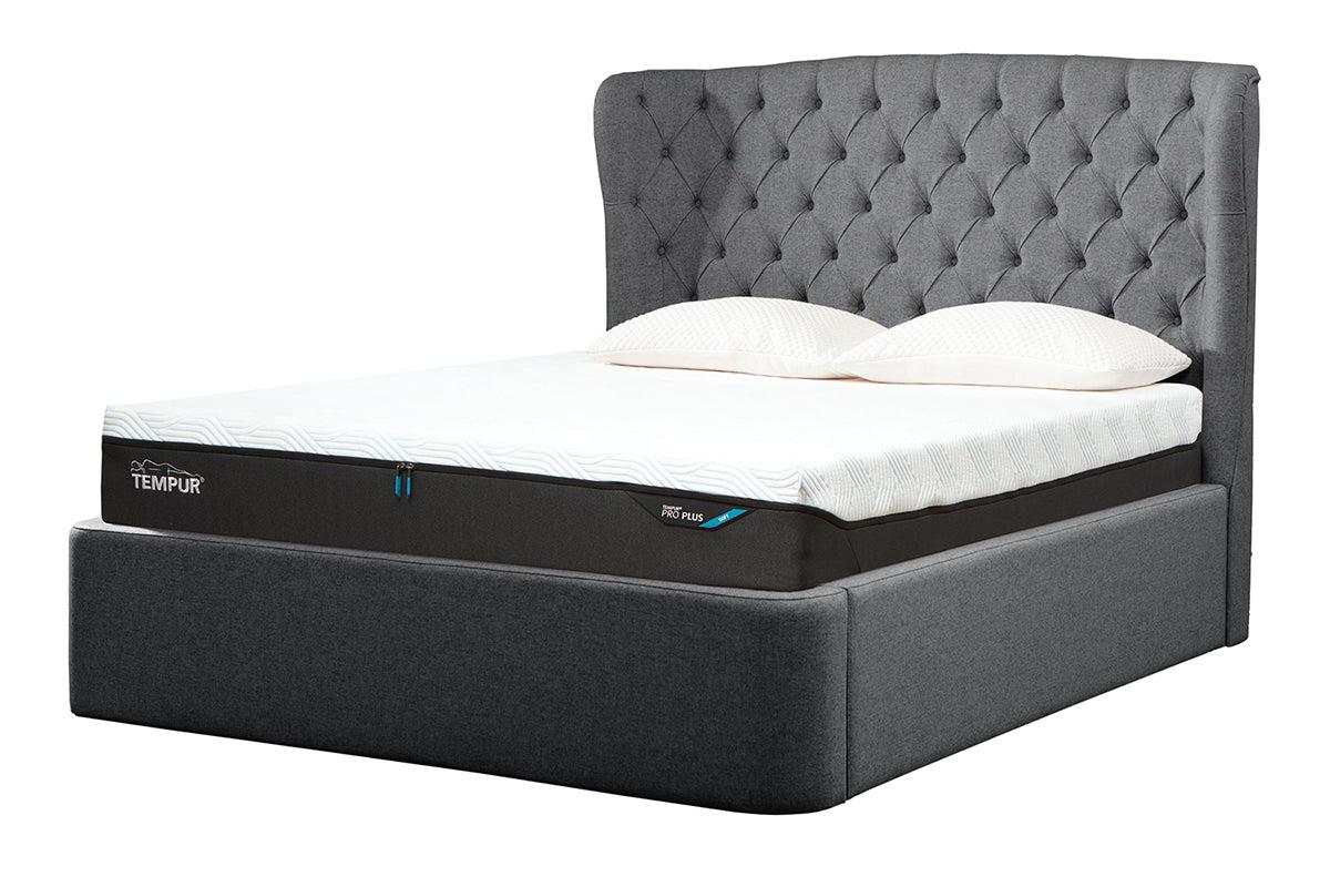 Tempur | Holcot Ottoman Bed Frame | Super King | 6ft | Slate