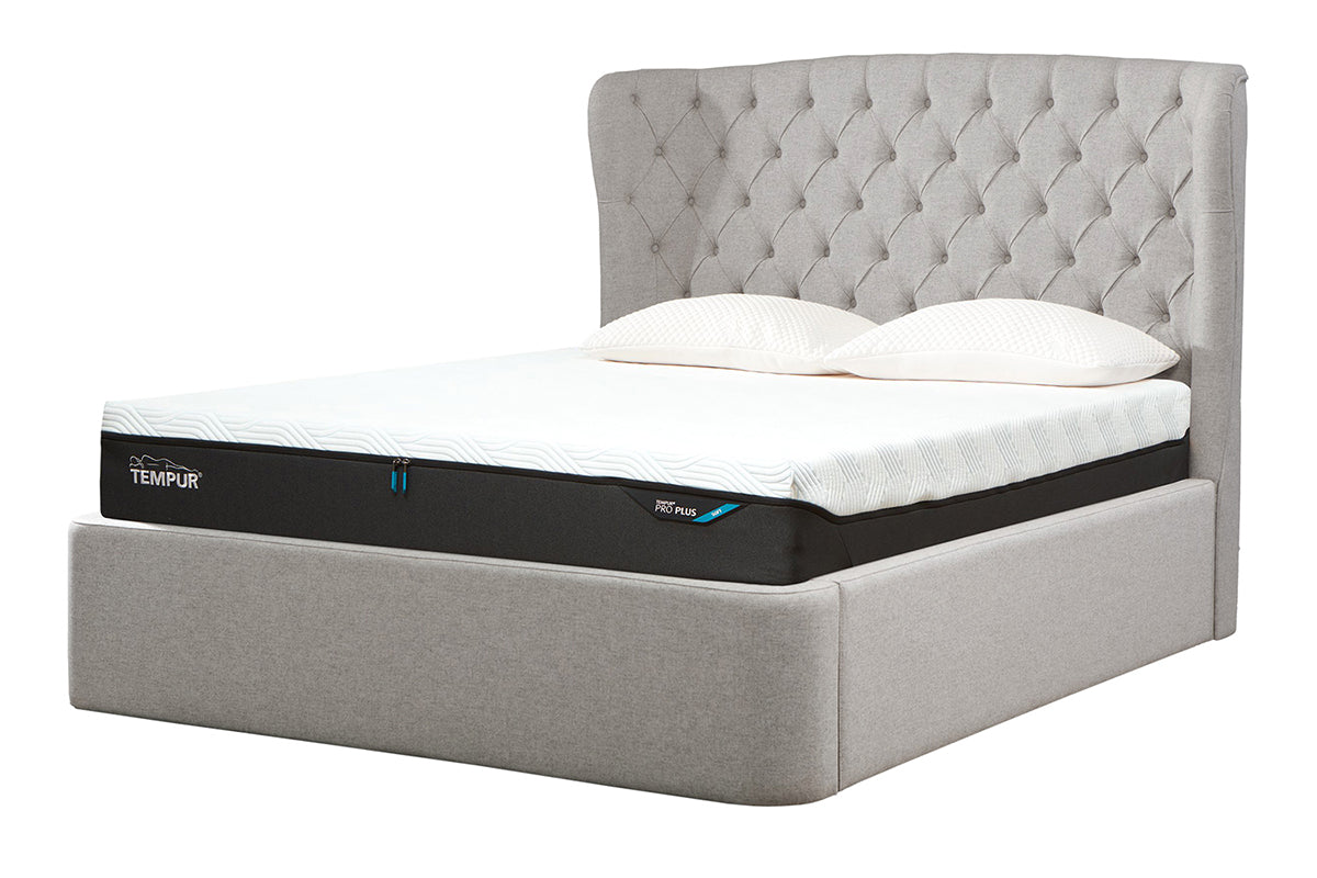 Tempur | Holcot Ottoman Bed Frame | Super King | 6ft | Mercury