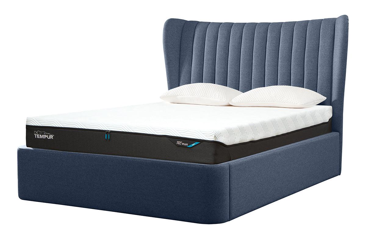 Tempur | Horton Ottoman Bed Frame | Super King | 6ft | Navy