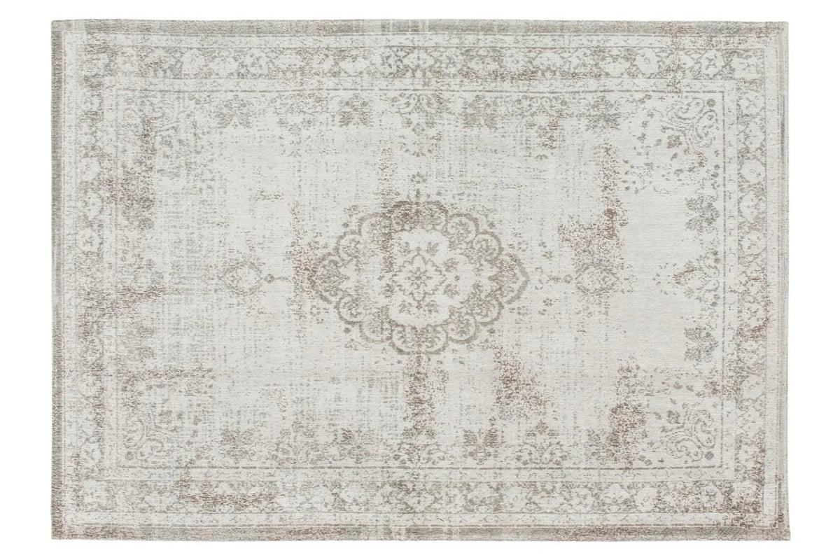 Eco Medallion Salt & Pepper Rug | Ivory & Grey | 200 x 280 cm