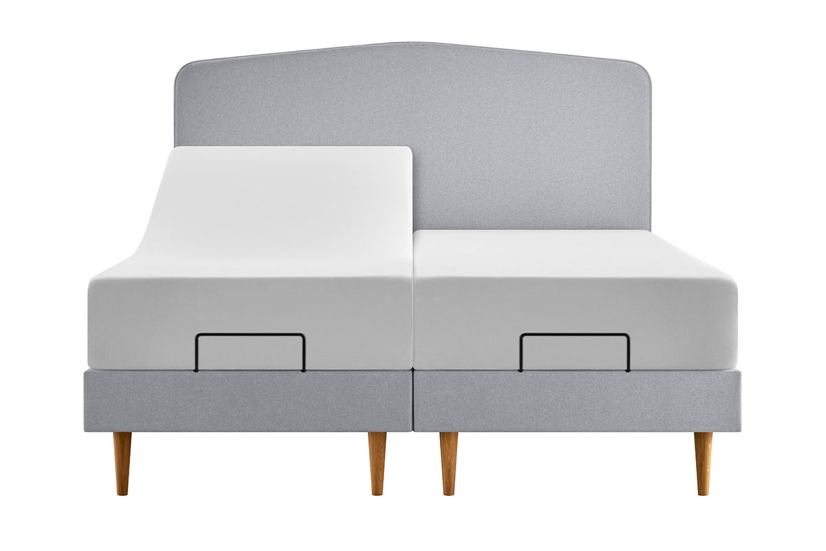 Tempur | Form Adjust Geometric Bed Frame | King | 5ft | Misty Grey