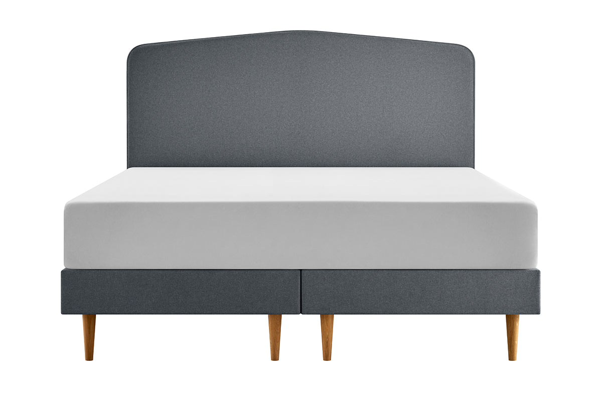 Tempur | Form Static Geometric Bed Frame | Super King | 6ft | Dark Grey