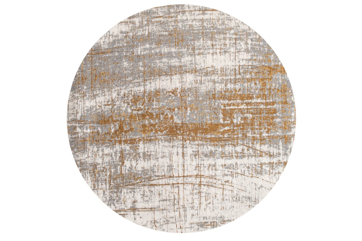 Eco Griff Columbus Gold Rug | Grey | 140 cm
