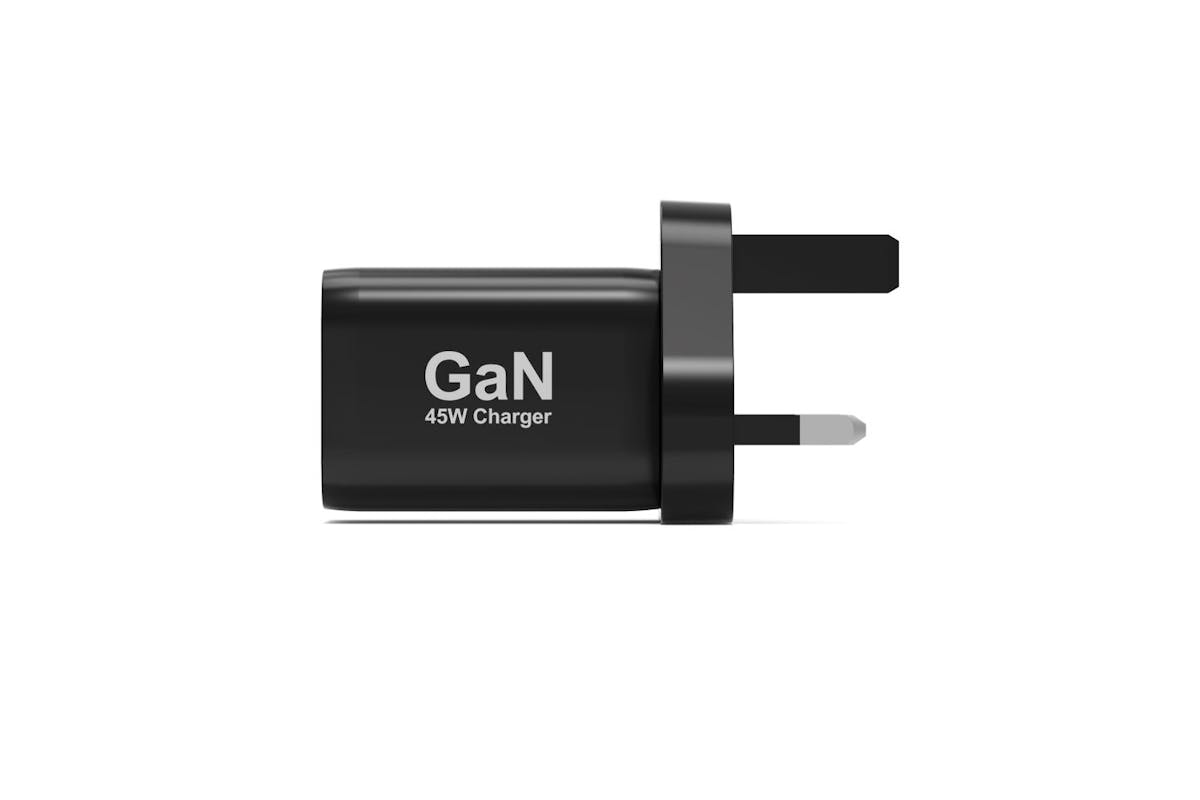 Port Designs 45W GaN Wall Charger & UK USB-C Cable | 2m