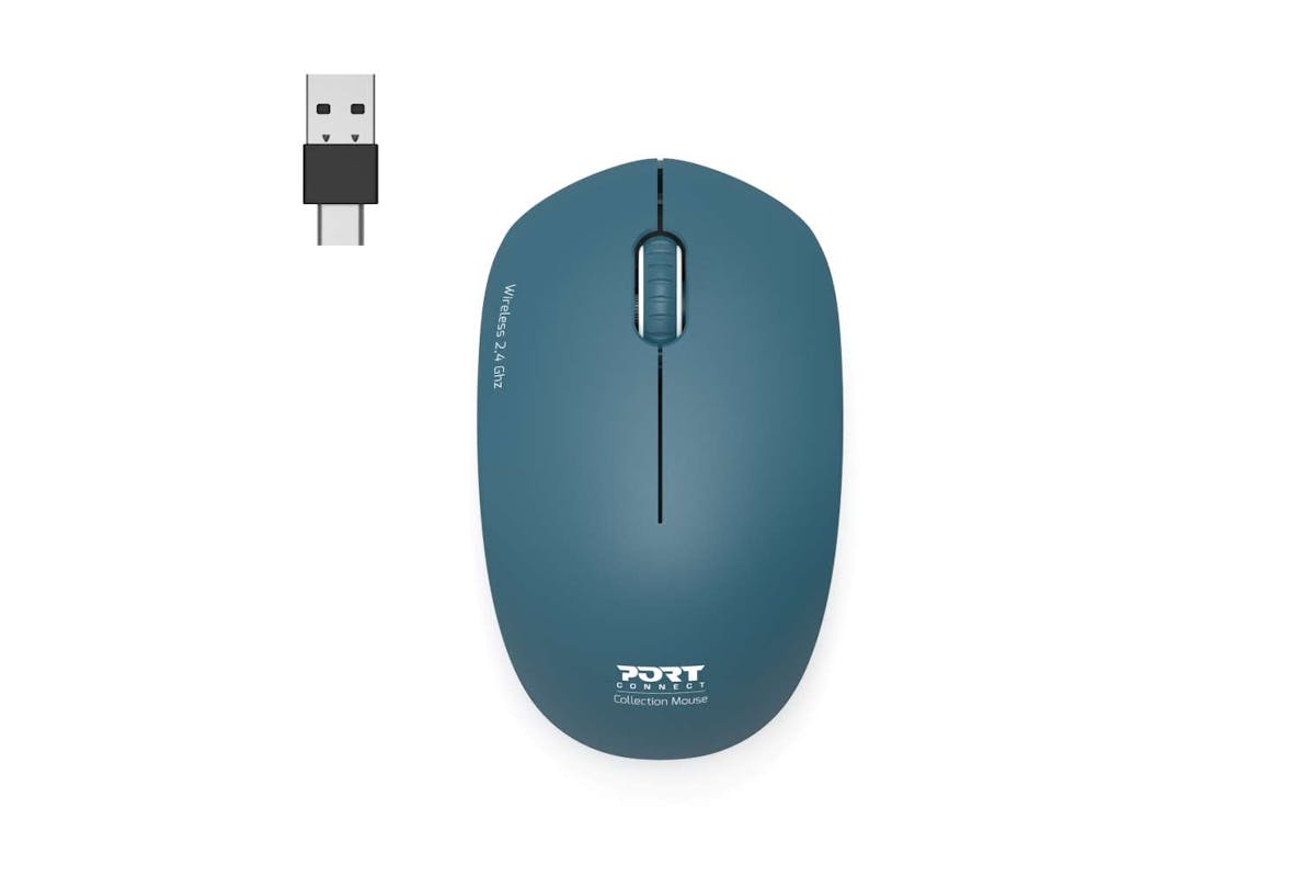 Port Designs Wireless Mouse USB-A&C | Saphir