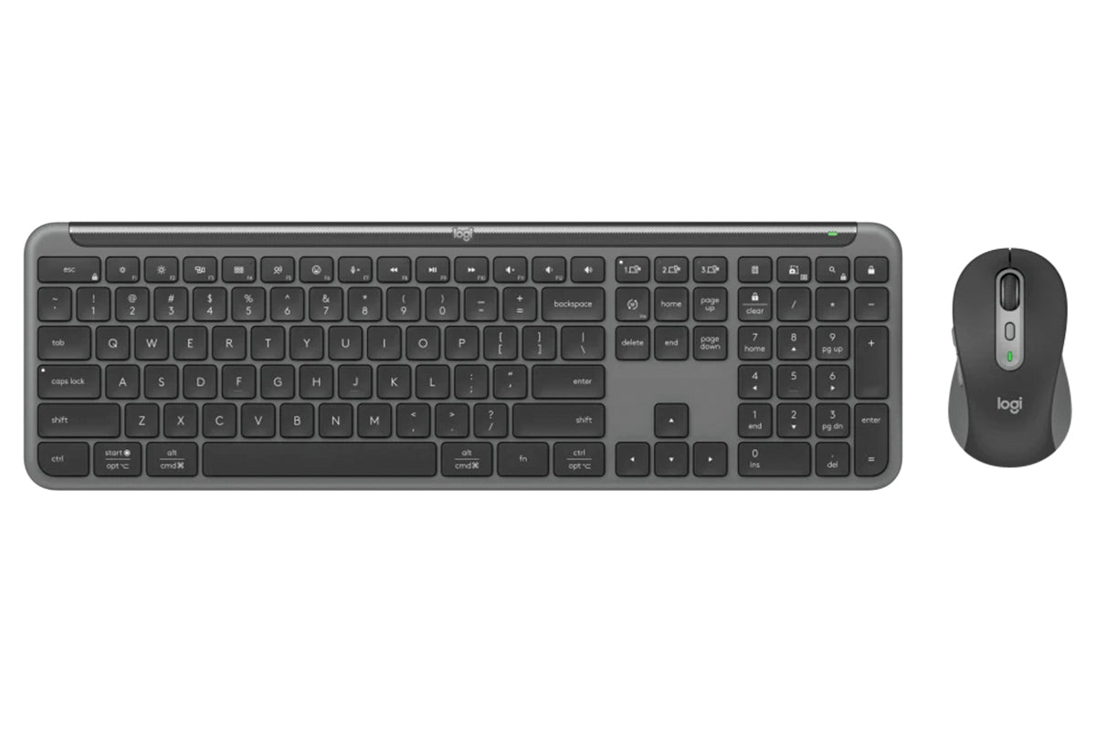 Logitech Signature Slim MK950 Wireless Keyboard & Mouse | Graphite